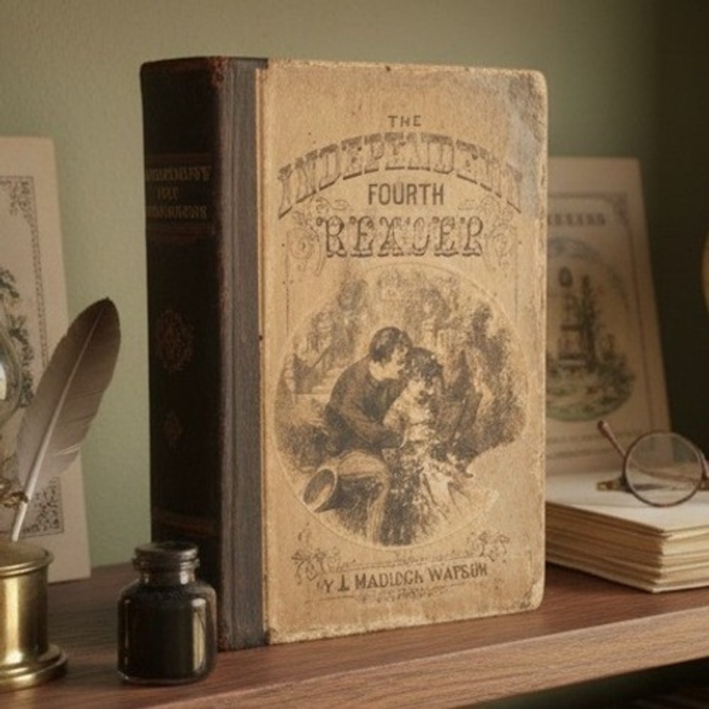 Independent Fourth Reader J Madison Watson Antique‎ 1880s Schoolbook AS Barnes